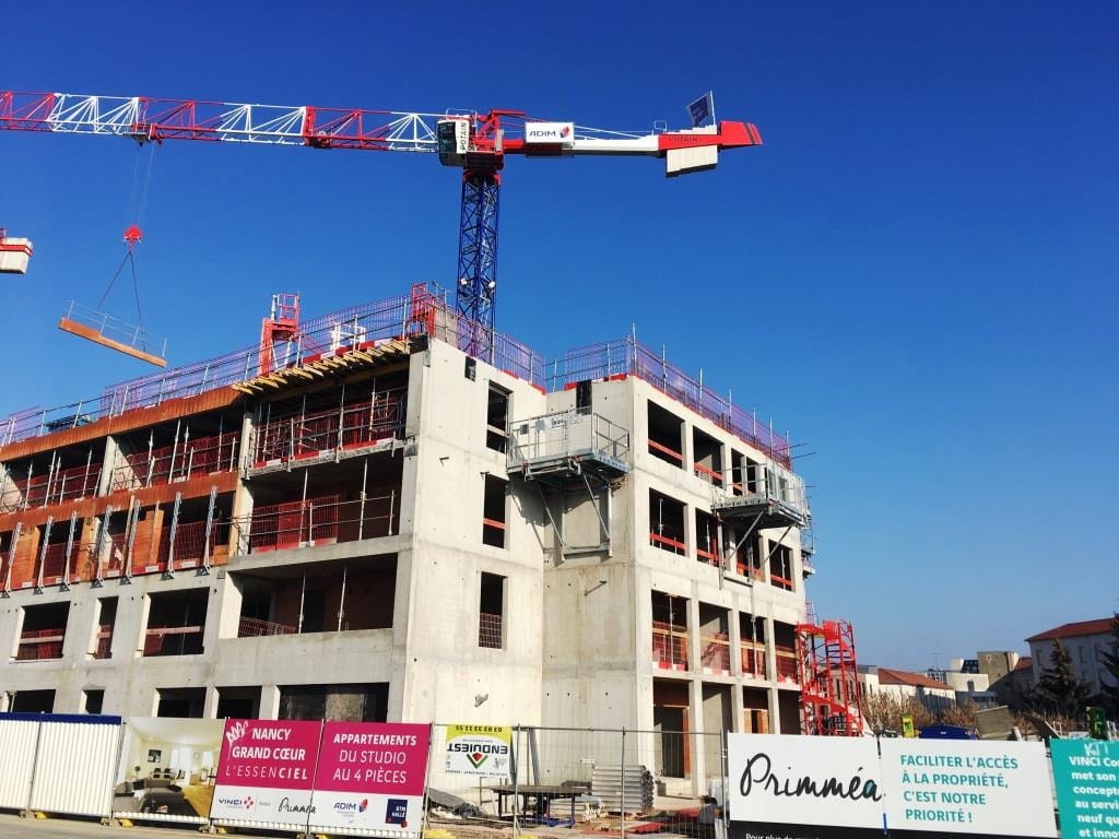 Chantier de la nouvelle résidence Nancy Grand Coeur L'ESSENCIEL